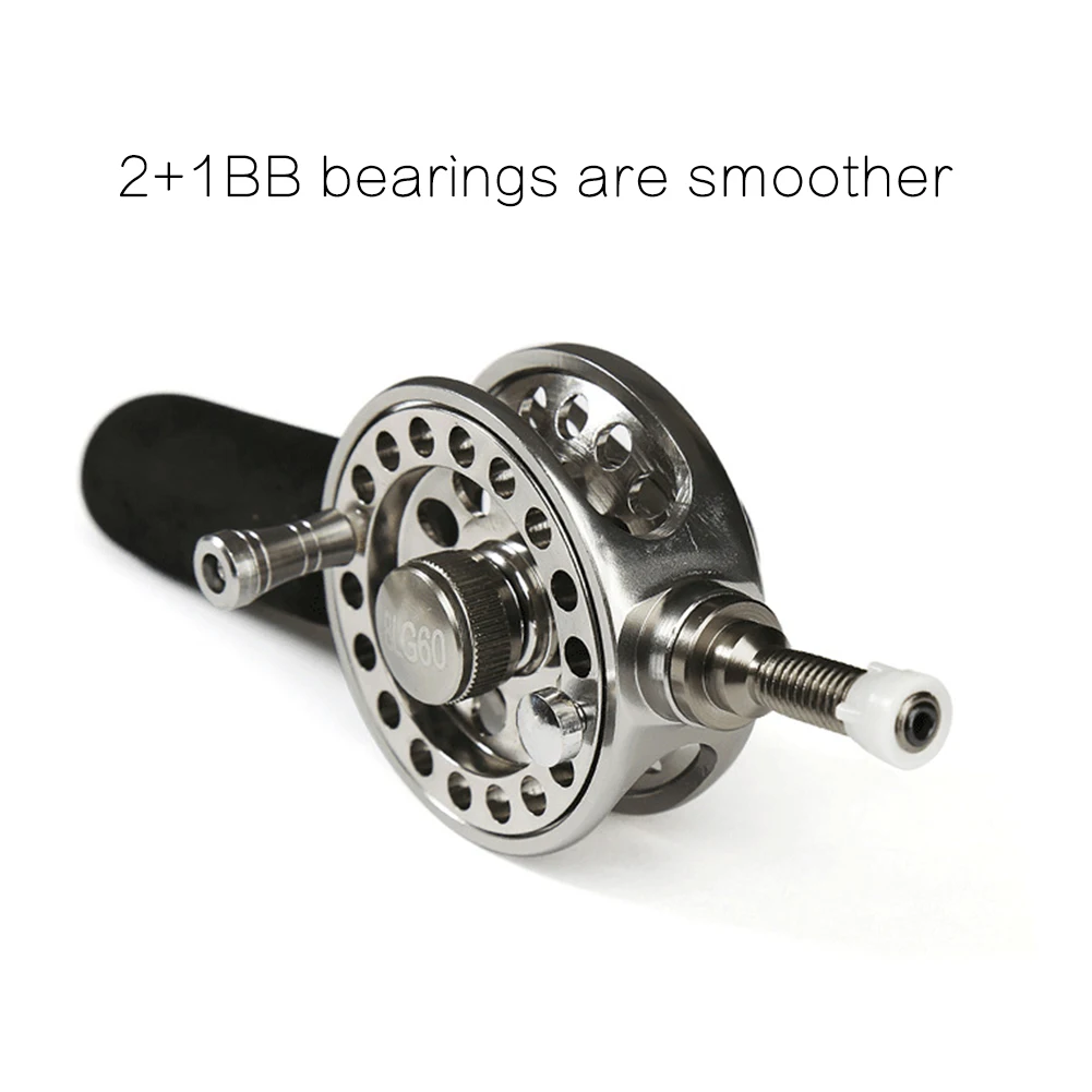 

Fishing Reel Bait Casting Strong Bearing Professional Anti Corrosion Lightweight Smooth V Slot Portable Alloy Easy Install