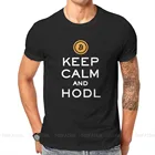 Уникальная футболка с надписью Keep Calm and HODL, Биткоин, BTC, XBT, критовалюта, блокчейн, удобная футболка с графикой в стиле хип-хоп, вещи горячая распродажа