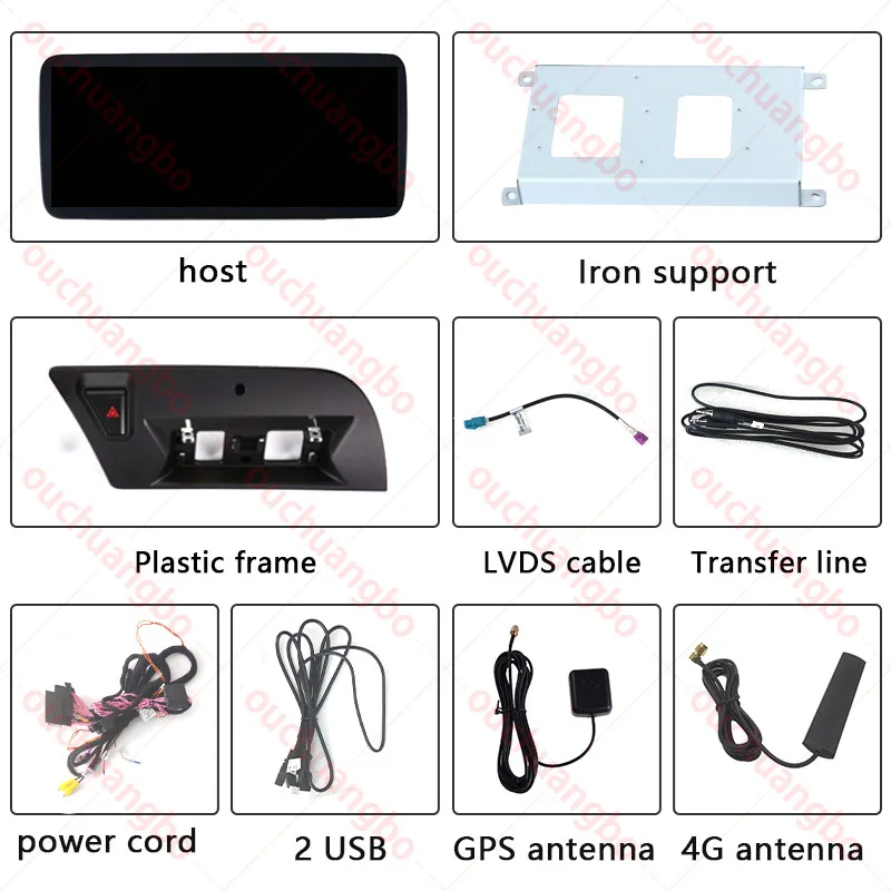 

Ouchuangbo Qualcomm multimedia GPS navig For 12.3 inch A4 A5 Q5 2009-2016 autoradio Automatic radio carplay 4G Android 10