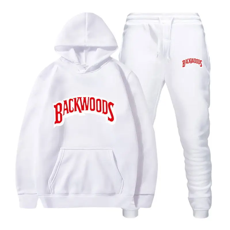 

Brand backwoods men's suit wool Hoodie pants warm sportswear hooded sportswear men's Sweatshirt sports suit Sweatshirt