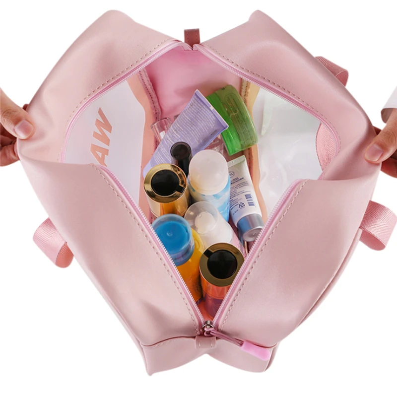 Прозрачные сумочки из ПВХ Дорожная косметичка-органайзер косметичка для