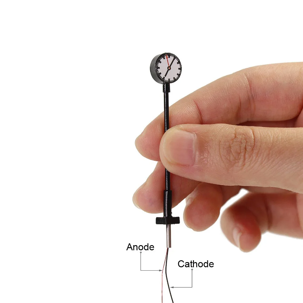 Модель железнодорожного фонаря подсветка платформы часовой светильник