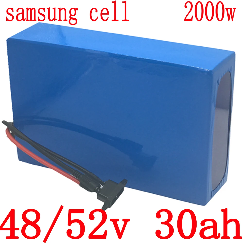 

18650 eBike Battery samsung cell 48V 52V 15AH 20AH 25AH 30AH Electric Bike Lithium Battery For 1000W 1500W 2000W electric bike