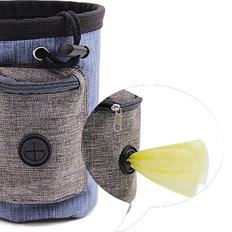 

Pet Products Dog Training Waist Bag Pet Treat Pouch Pet Hands Free Training Waist Bag Drawstring Carries Lovely Dogs Patterns