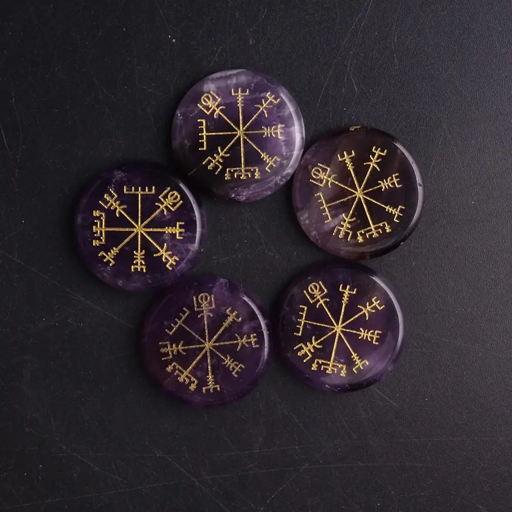 

Ожерелье маятник, ожерелье маятник с подвеской из натурального аметиста, Амулет из 7 чакр для мужчин и женщин