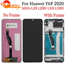 For Huawei Y6P 2020 MED-L29 MED-LX9 LCD Display Touch Screen With Frame Assembly For Honor 9A MOA-LX9N LCD Phone Replacement