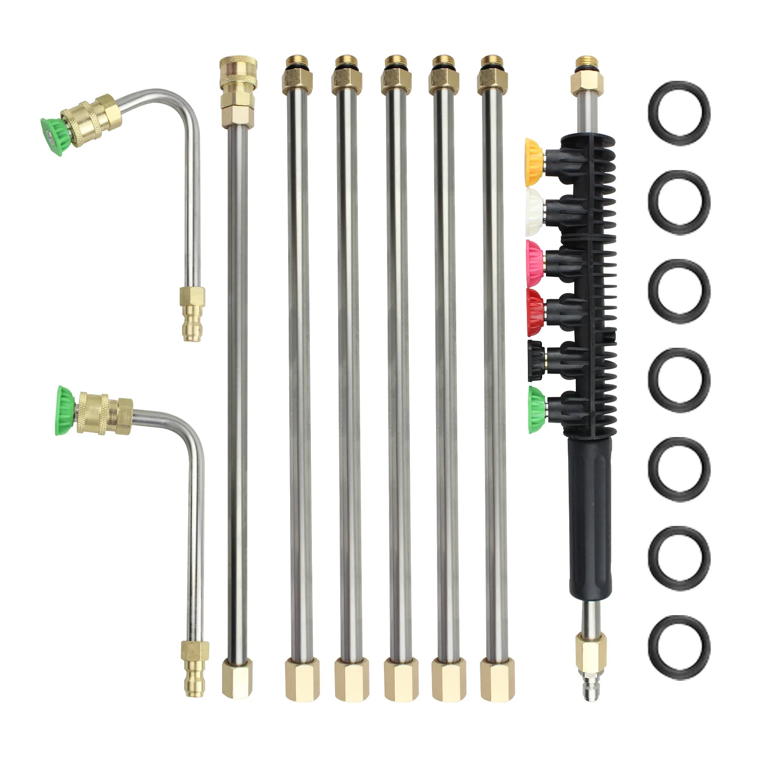 

56CM 65CM High Pressure Water Gun Copper Washing Car Watering Plants Adjustable Sprinkler Pressure Washer Garden Supplies
