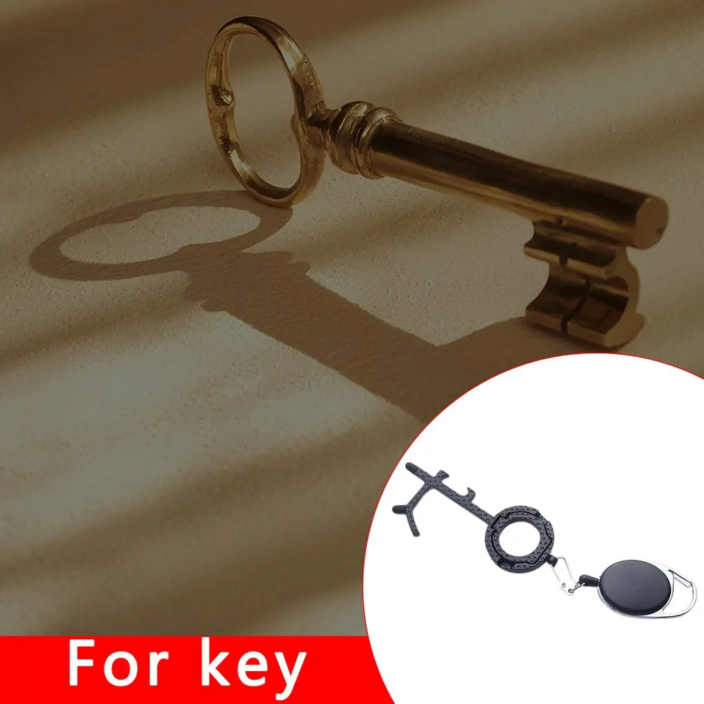 

No-Touch Door Opener Elevator Button Contactless Safety Door Opener Portable Key Beer Trigger Door Handle
