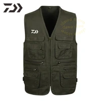 summer outdoor fishing vests quick dry breathable multi pocket fishing jackets photography hiking vest fishing clothes fish vest