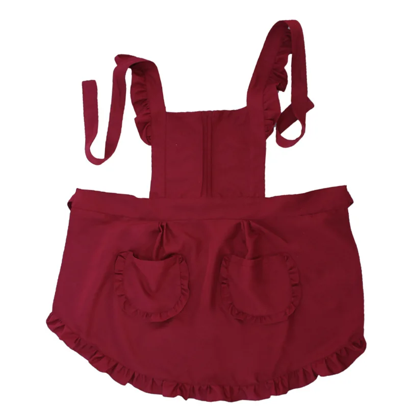 

NEW 2021 Cotton fashion cute lace women's apron chef apron