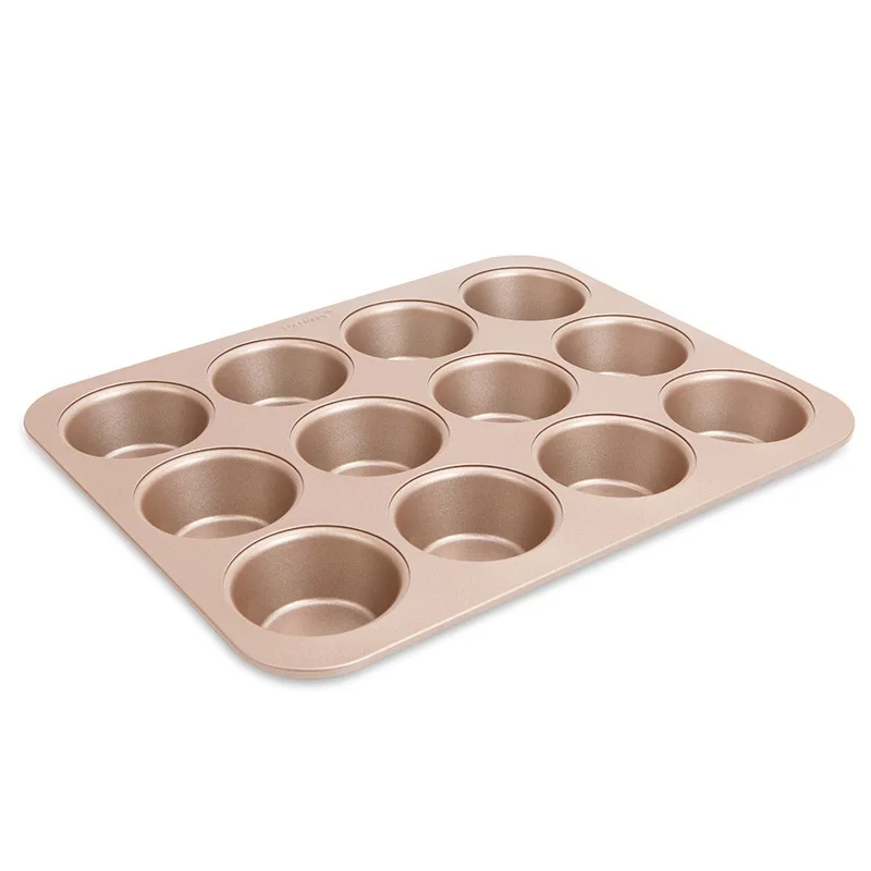 

Easy To Clean 12 Cup Non-Stick Muffin Pan Cake Moulds