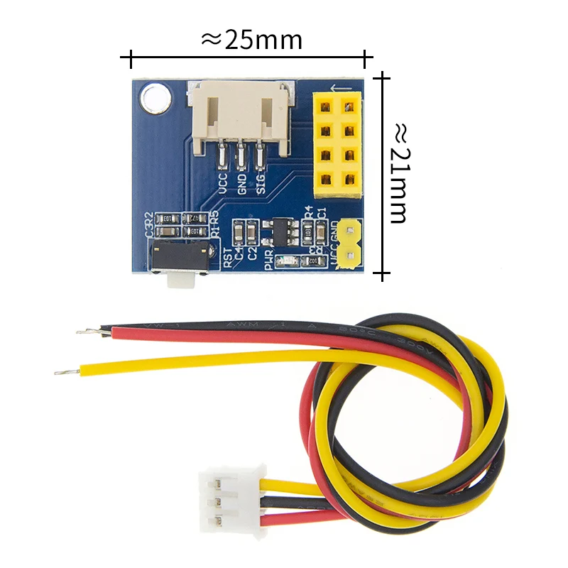 Новый 10 шт. ESP8266 ESP 01 01S WS2812 RGB светодиодный модуль контроллера для IDE световое