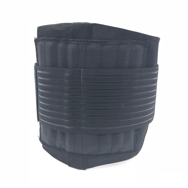 Прочный черный поддерживающий пояс для талии с заниженной талией двойной