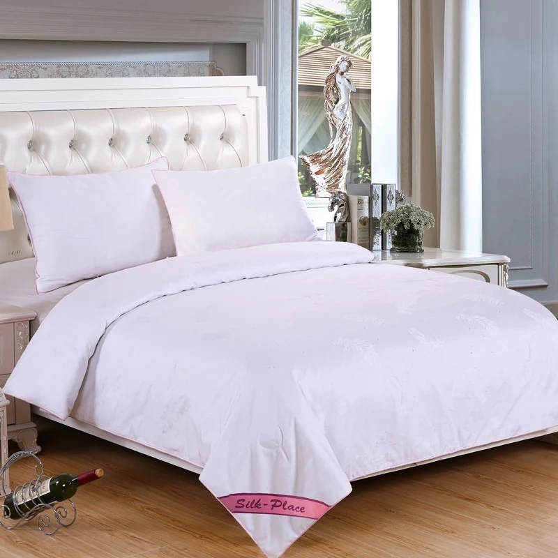 SILK PLACE качественное 4 х сезонное одеяло из шелка тутового шелкопряда 100% шелк