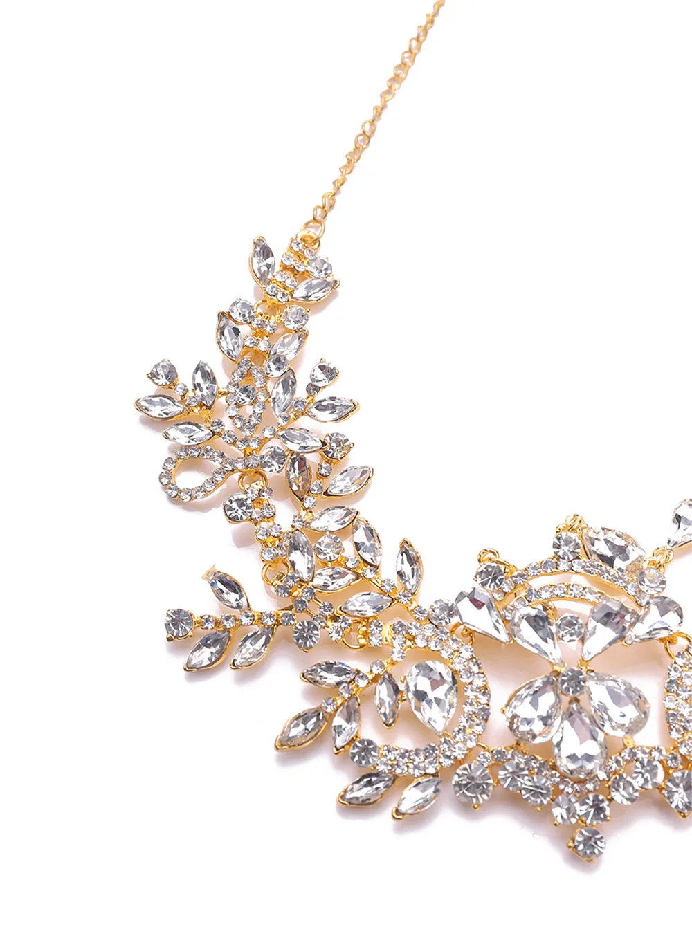 Женский Классический головной убор золотые блестящие стразы Свадебный