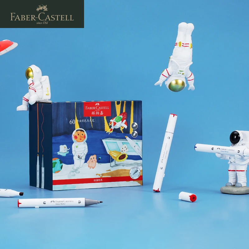 Faber Castel Premier на спиртовой основе двойной наконечник для рисования 30/60/80 Цвета