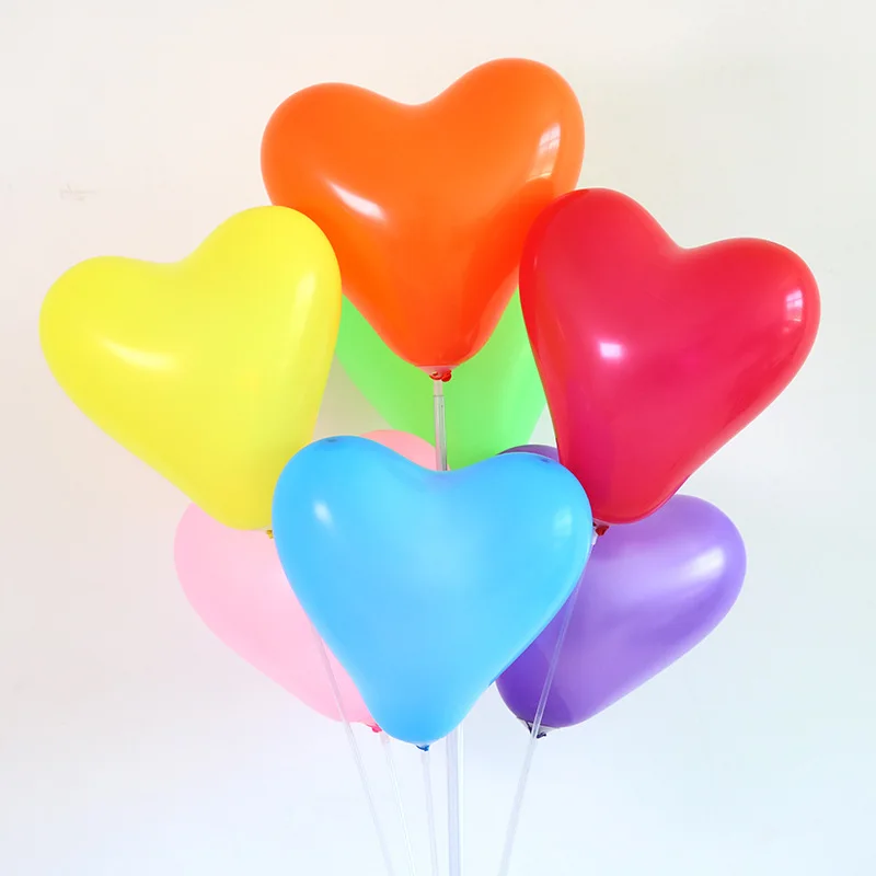 10 шт./лот романтические дюймовые гелиевые воздушные шары из латекса с любовным
