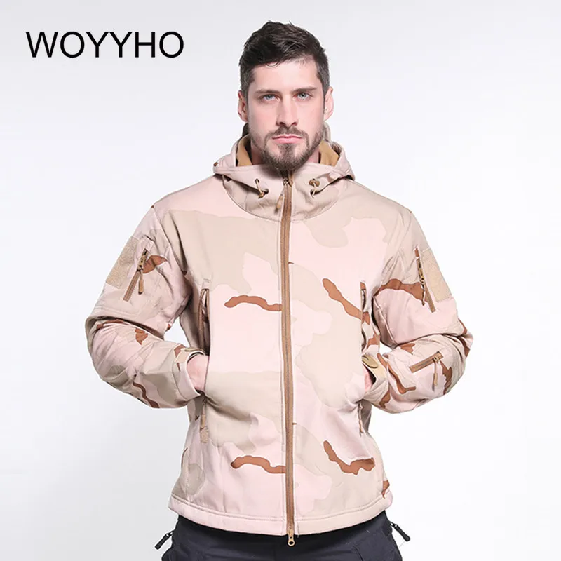 Зимняя Военная Тактическая походная куртка Мужская теплая армейская