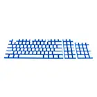 Колпачки для механической клавиатуры 104, сменные колпачки для клавиш PBT, прозрачные колпачки для клавиш с надписью, колпачки для клавиш с двумя впрысками