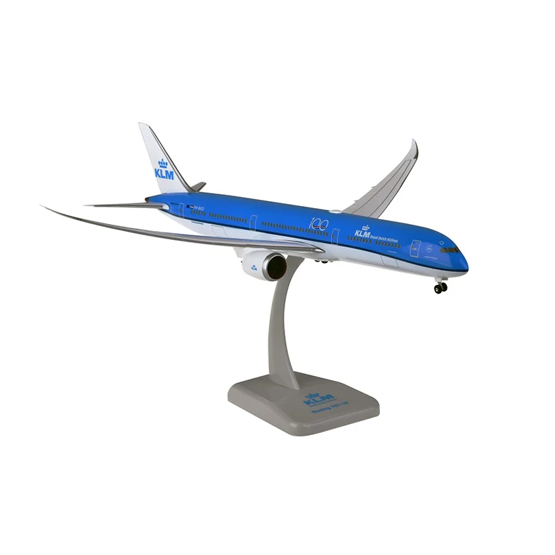 

Модель самолета авиакомпании KLM B787-10 в масштабе 1:200, сборка из АБС-пластика с базовым посадочным шасси, самолет для коллекционирования