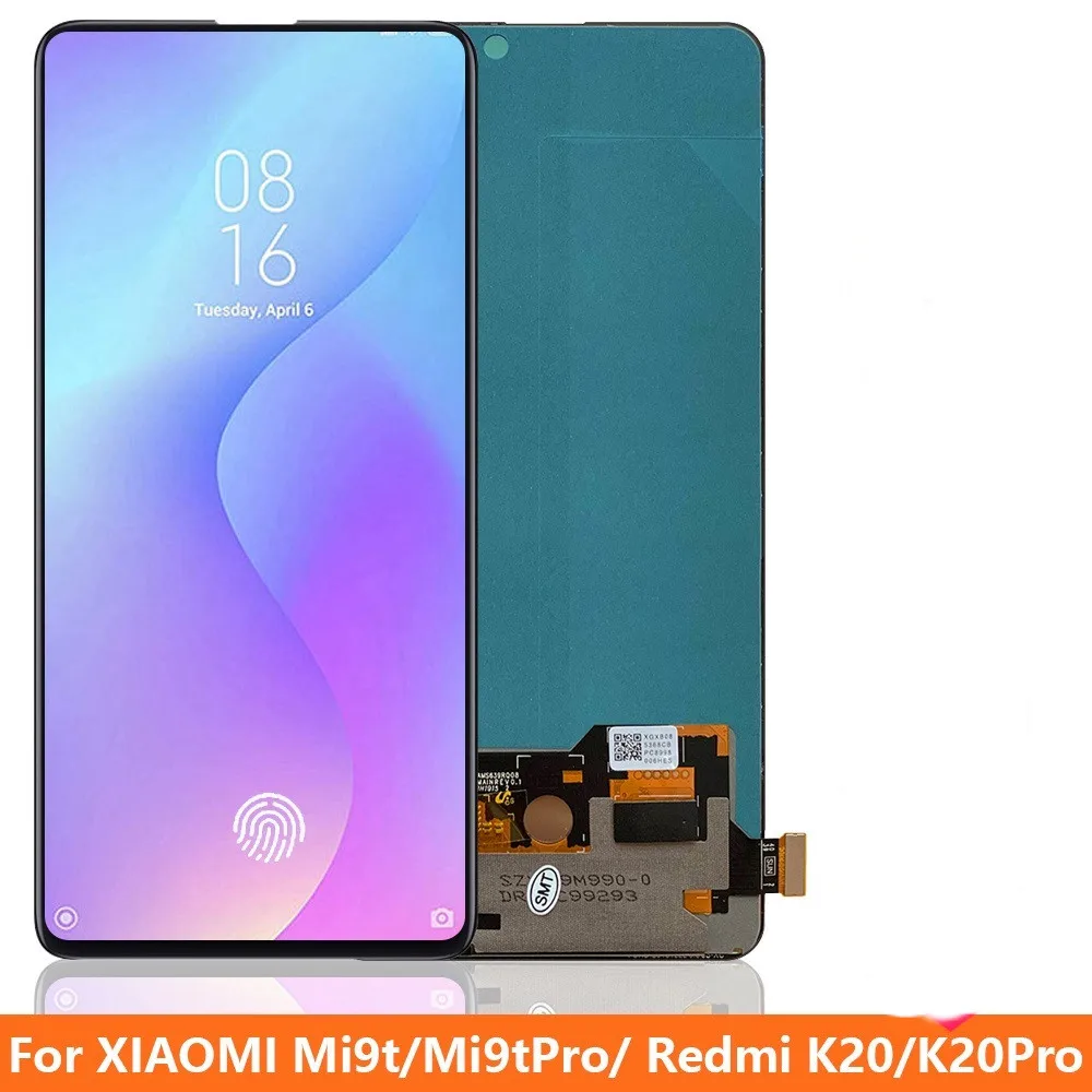 

ЖК-дисплей 6,39 дюймов Super Amoled Mi9T для Xiaomi Mi 9T Pro, ЖК-дисплей, сенсорный экран с дигитайзером в сборе для Redmi K20 Pro RedmiK20, экран