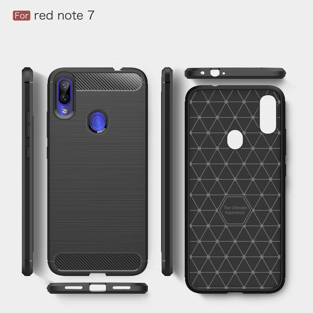 Противоударный чехол для Xiaomi Redmi Note 7 6 Pro мягкий силиконовый Xaomi Xiomi Red Mi Note7 Note6