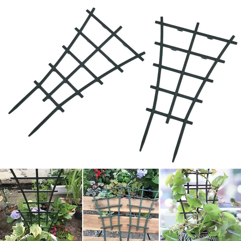 

2pcs/set 25m Plastic Plant Vines Climbing Trellis DIY Garden Mini Potted Holder