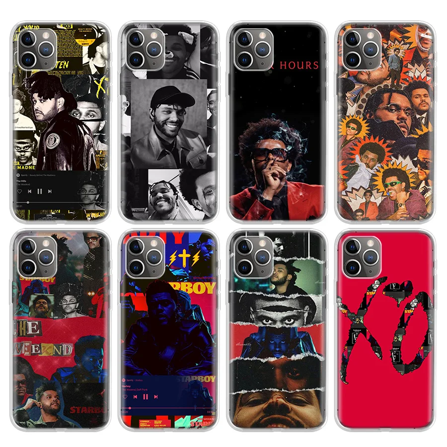 

Pop Singer The Weeknd Phone Case For iPhone 13 11 7 XR 12 Pro Max X 7 6 6S 8 Plus 12 Mini XS Max 5 5S SE Soft Back Cover Bag