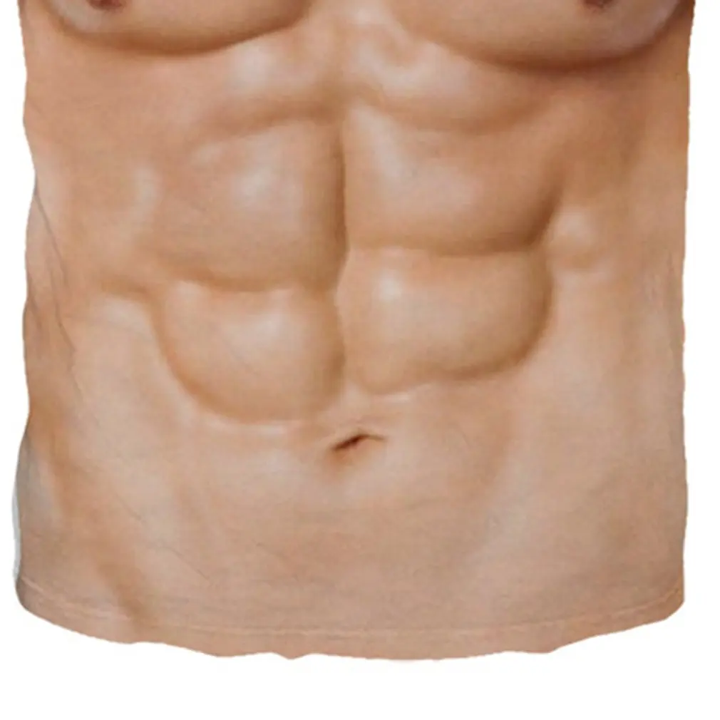 Футболка мужская с 3D рисунком тенниска для бодибилдинга имитацией татуировок