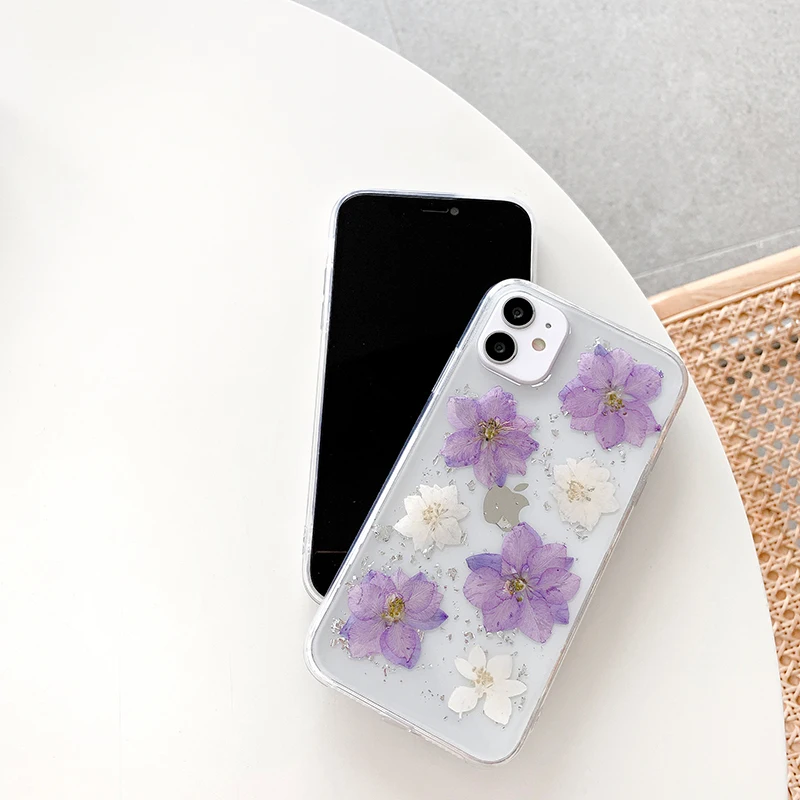 Красивый Фиолетовый Блестящий чехол для iphone 11 Pro Max X XR XS 7 8 plus SE мягкий силиконовый
