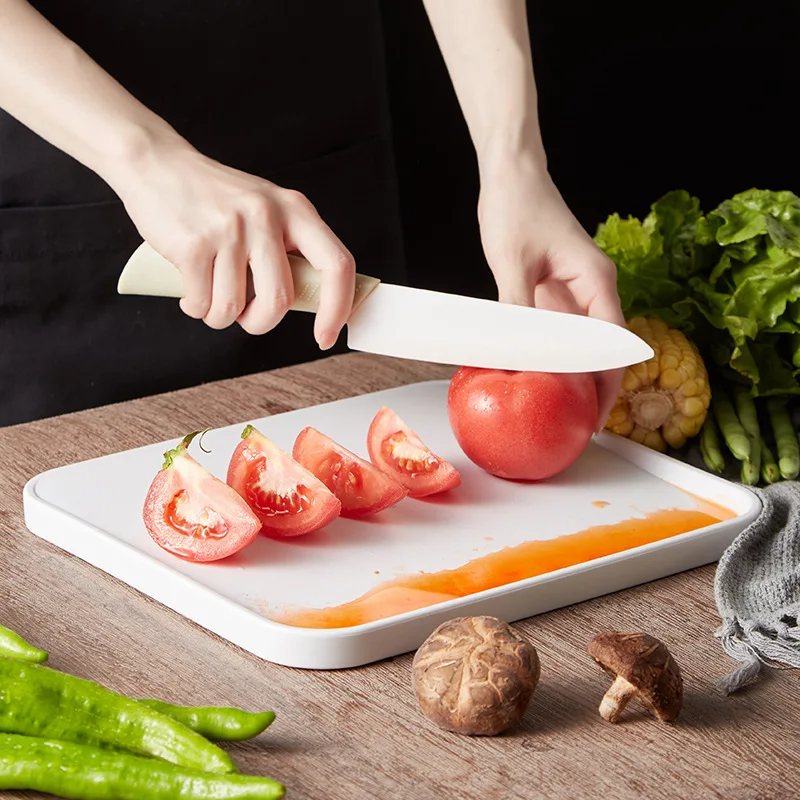 

1Pcs U-shaped Inclined Cutting Board AG Silver Ion Antibacterial Chopping Board Cutting Vegetable Meat Fruit Tools for Kitchen