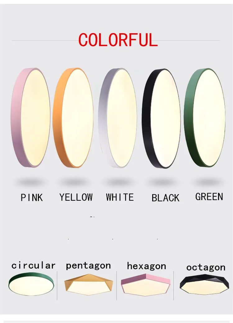 Современные потолочные светильники светодиодные металлические Железные