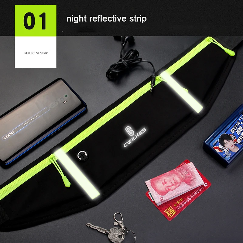 Поясная Сумка CWIKLES водонепроницаемая поясная сумка женская и мужская Спортивная