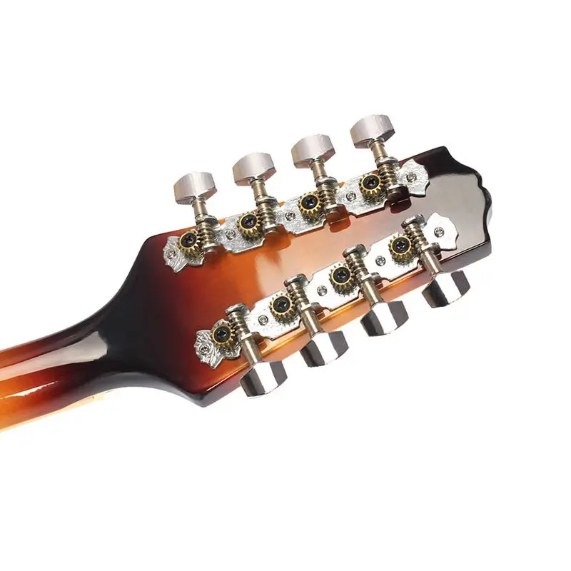 

IRIN 8-String Basswood Mandolin Musical Instrument with Rosewood Steel String Mandolin Stringed Instrument Adjustable Bridge Woo