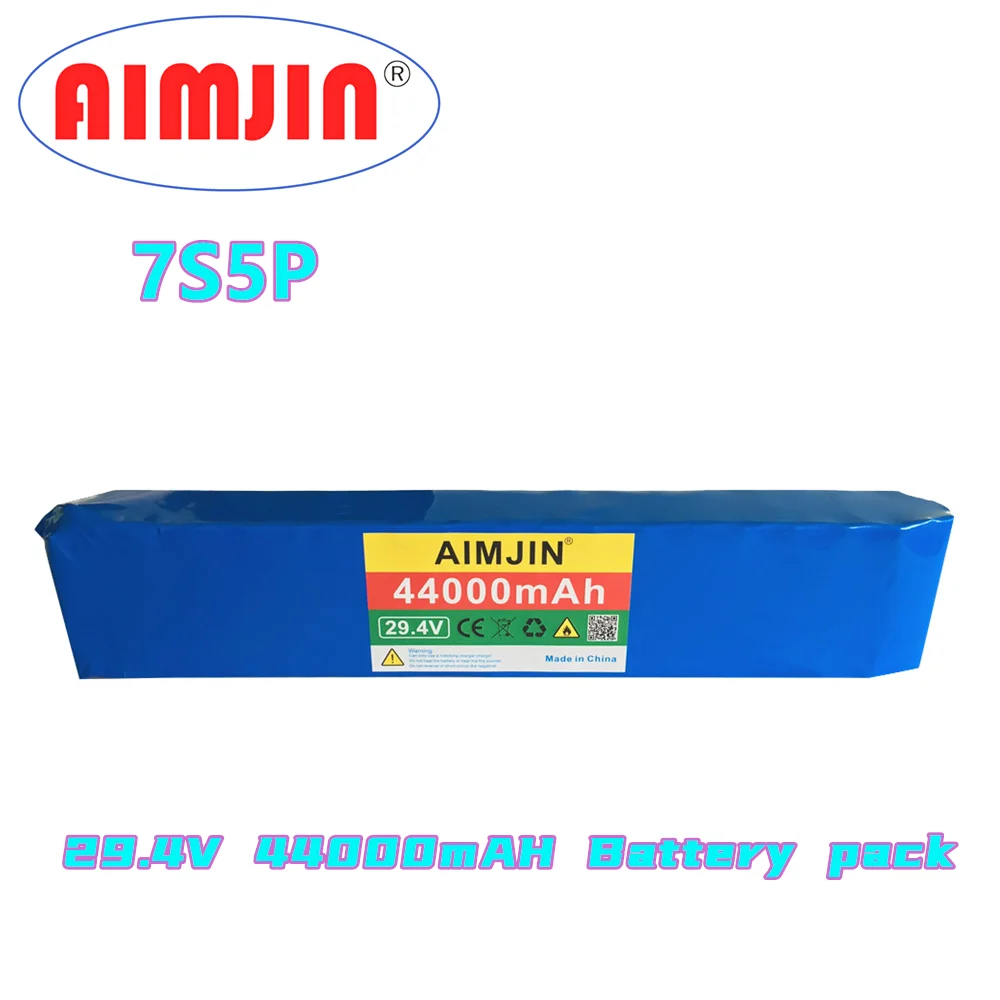 

Новинка, электровелосипед 7S5P 29,4 в 44 Ач, электровелосипед, электровелосипед, скутер, 24 В, комплект литий-ионный батарей 18650, перезаряжаемые ли...