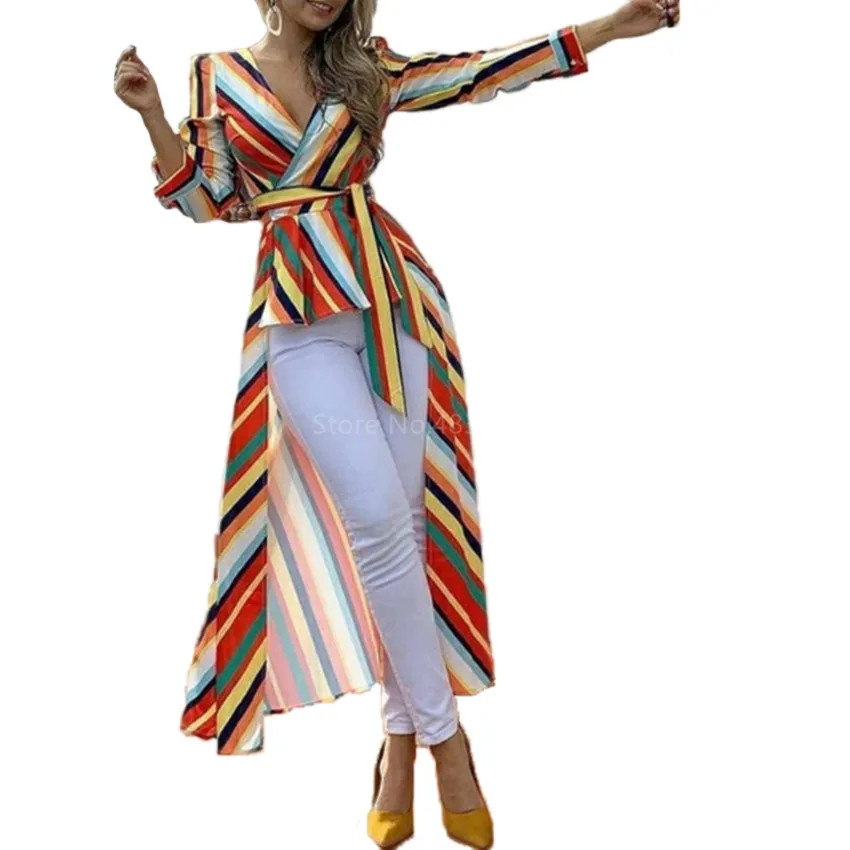 

Summer Women Girl Shirts Fashion Elegant Tops Office Workwear Female Irregular Blouse Shirt Loose Plus Size Top Clothing