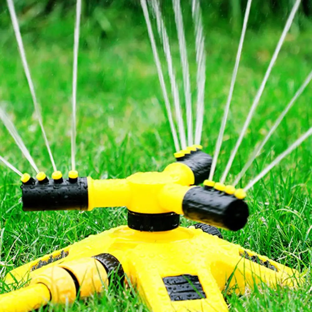 

Garden Sprayer 360 Degree Automatic Water Sprinkler ABS Lawn Yard Watering Sprinkler Head Adjustable Garden Supply Spray Nozzle
