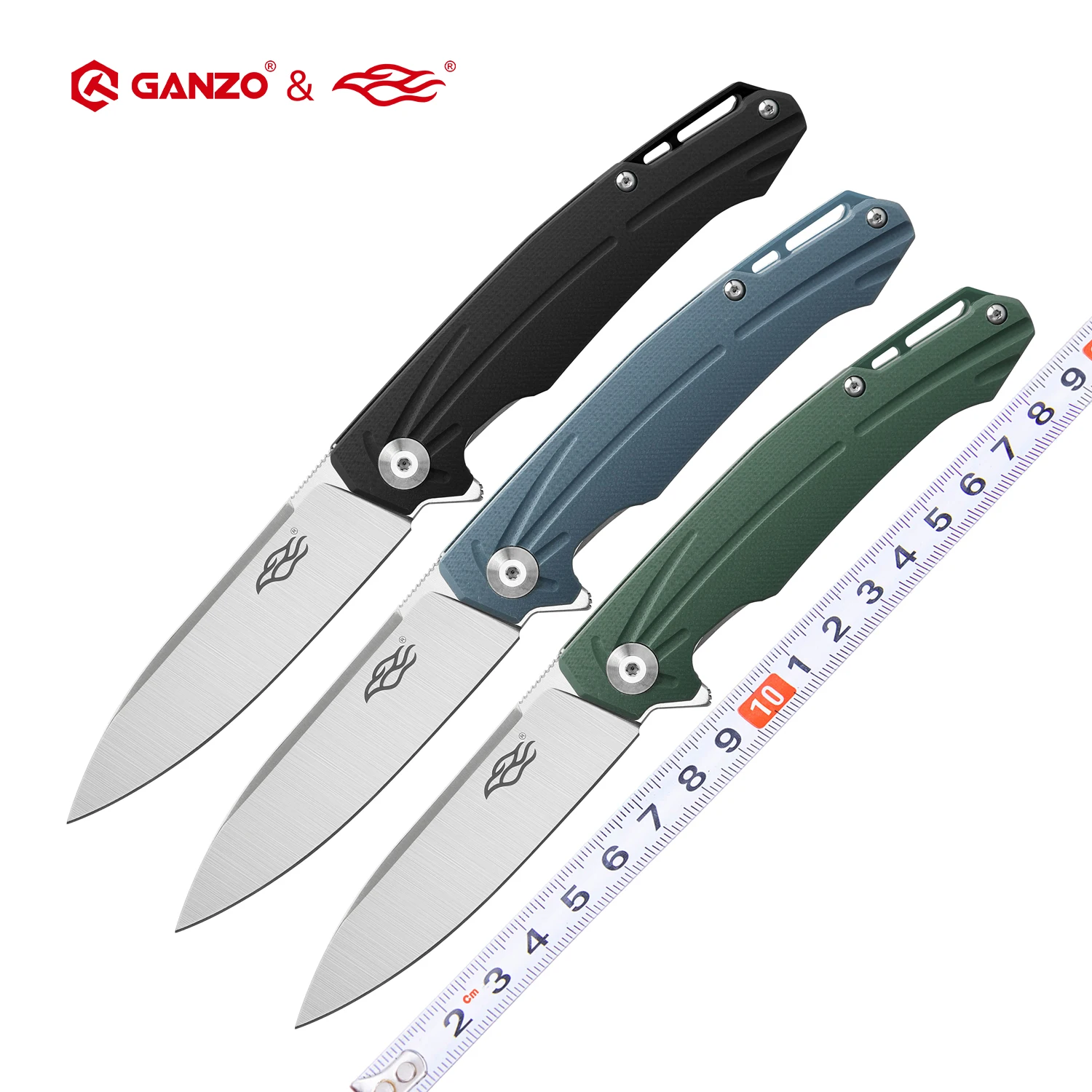 

60HRC Ganzo Firebird FH21 D2 blade G10 Handle Ball bearing Folding knife Survival tool Pocket Knife tactical edc outdoor tool