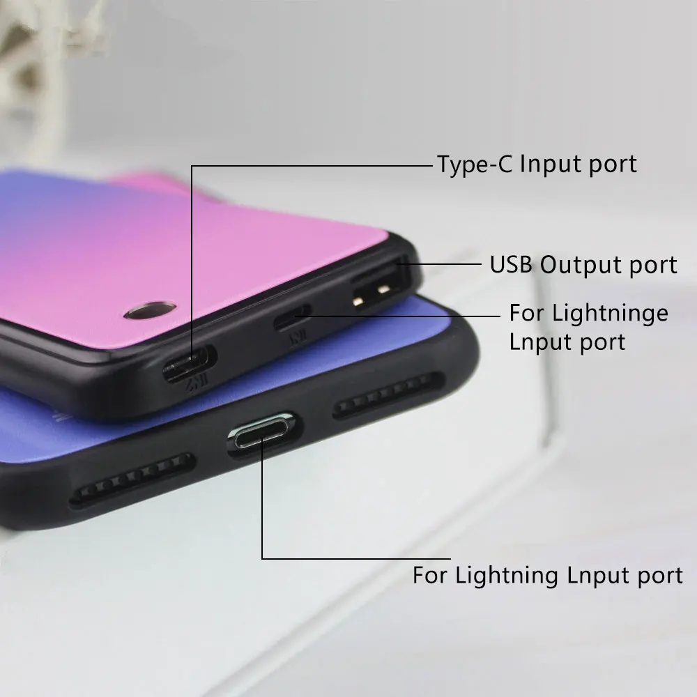 Чехол KISS для iPhone X, XS, чехол для зарядки, для iPhone 8, 8 Plus, XR, XSMAX, power Bank, funda, magnetica, на айфон, xs, carga