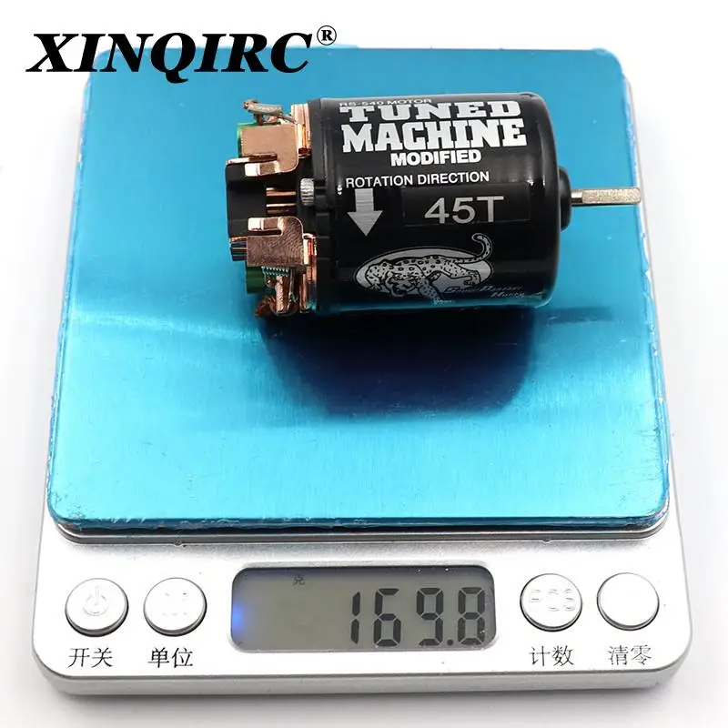 Матовый двигатель Snow Leopard 540 19T 21T 27T 35T 45T 55T 60T 80T для радиоуправляемого автомобиля