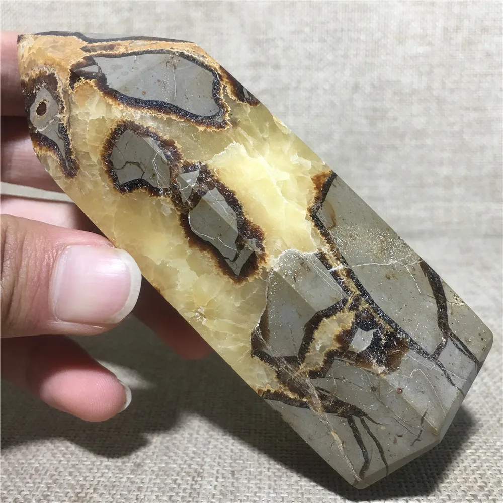 

Natural Septarium Crystals Quartz Tower Gift Chakra Treatment Gemstones Ornament For Home Wedding Decoration Reiki Healing Wand