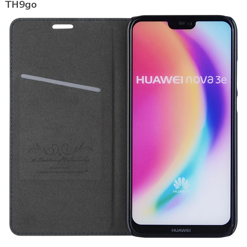 Чехол из искусственной кожи с подставкой для Huawei Nova 3i 3e 2i 2 Lite Plus кожаный