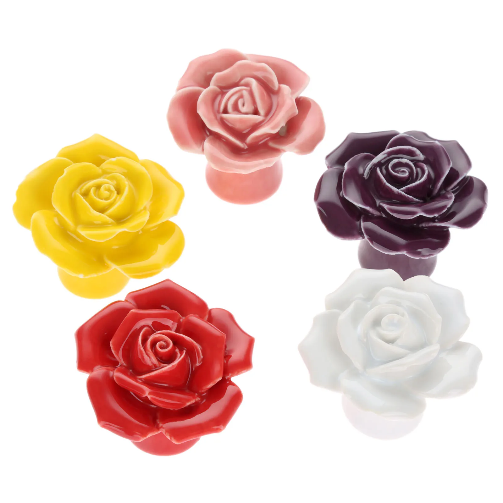 Винтажная ручка для мебели керамическая шкафа дверной ящик шкаф кухонный ретро