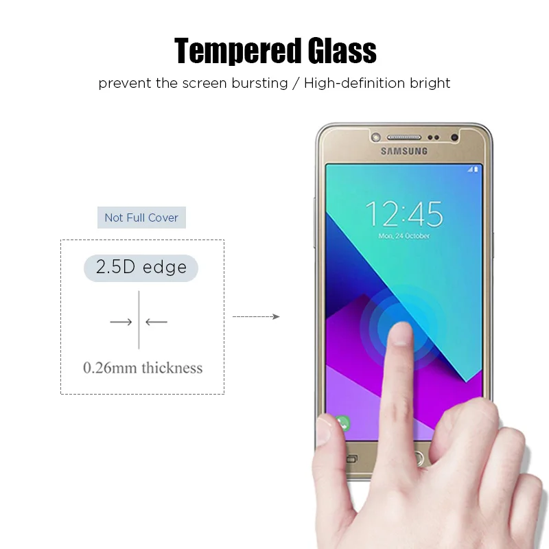 Закаленное стекло для Samsung Galaxy 7 5 4 3 2 10 Lite HD Knockproof Защитное J1 Mini Prime Nxt Ace защитная