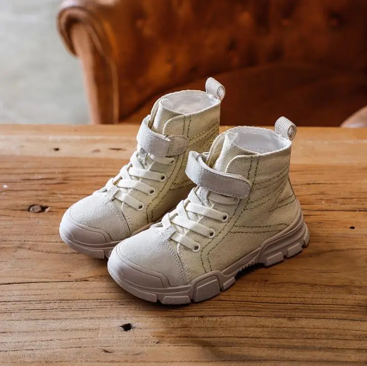 Kids Martin Boots Boys Snow Shoes Waterproof Warm Fur Children Ankle Boots Toddler Boys Winter Sneakers Child Canvas Shoes