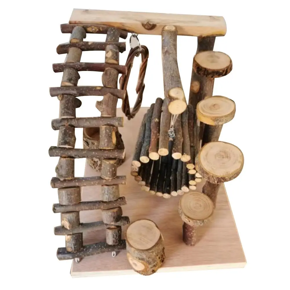 Яблоко дерево Хомяк Игрушка лестница маленькая для домашних животных Шаг Фитнес