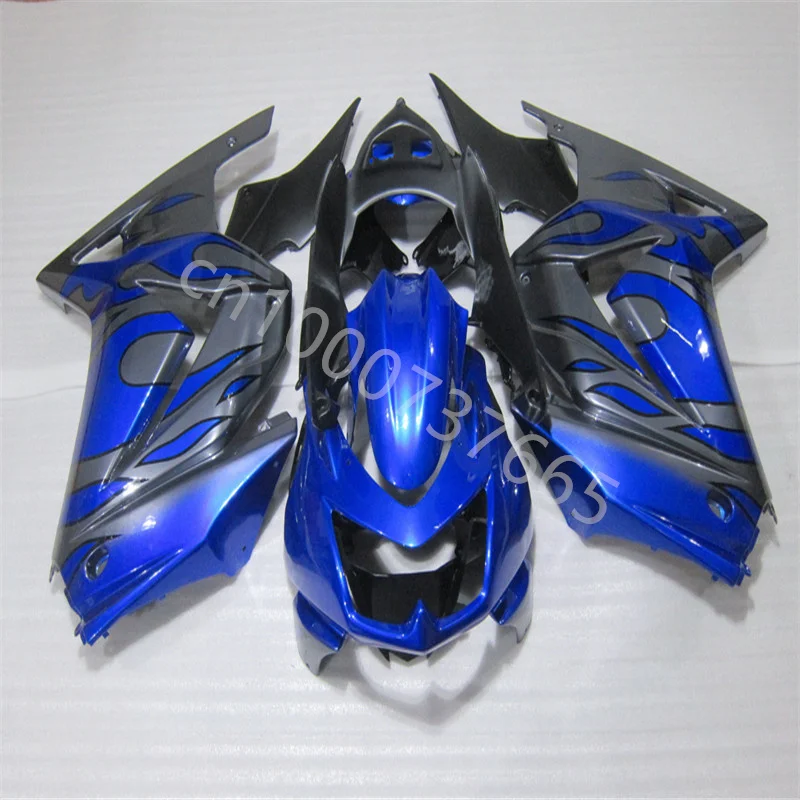 

New Injection Motorcycle Fairing for KAWASAKI Ninja 250R EX250 2008 2012 2013 2014 Zx250r 08 -14 blue black bodywork