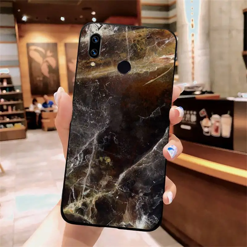 

Gold Marble Texture Granite Phone Case For Xiaomi Redmi note 7 8 9 t k30 max3 9 s 10 pro lite