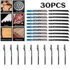 Набор лезвий для ножовочной пилы T119BO T111C T118A, комплект из 30 т-образных лезвий для лобзика, металла, дерева, пластика, в ассортименте Bosch Dewalt