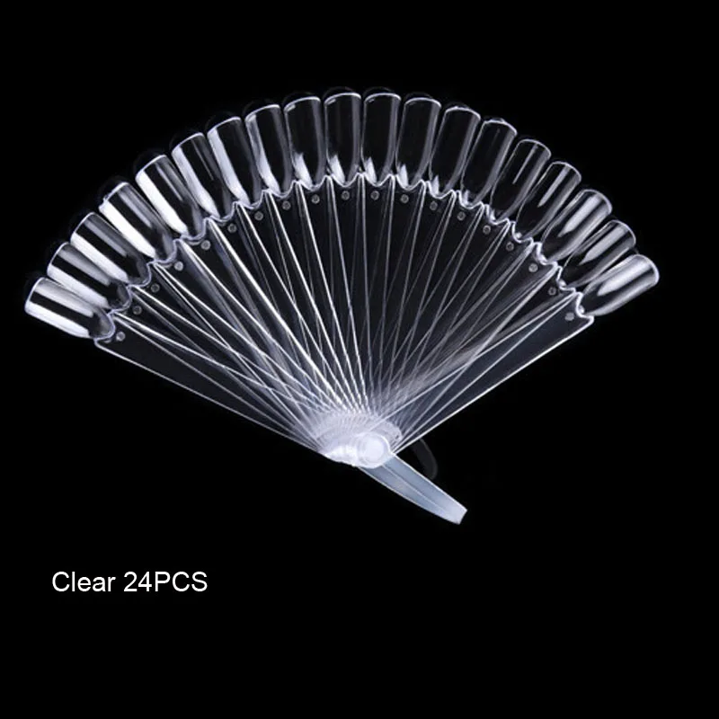 24/32/50 шт. новый акриловый веер для искусственных ногтей натуральный дизайн